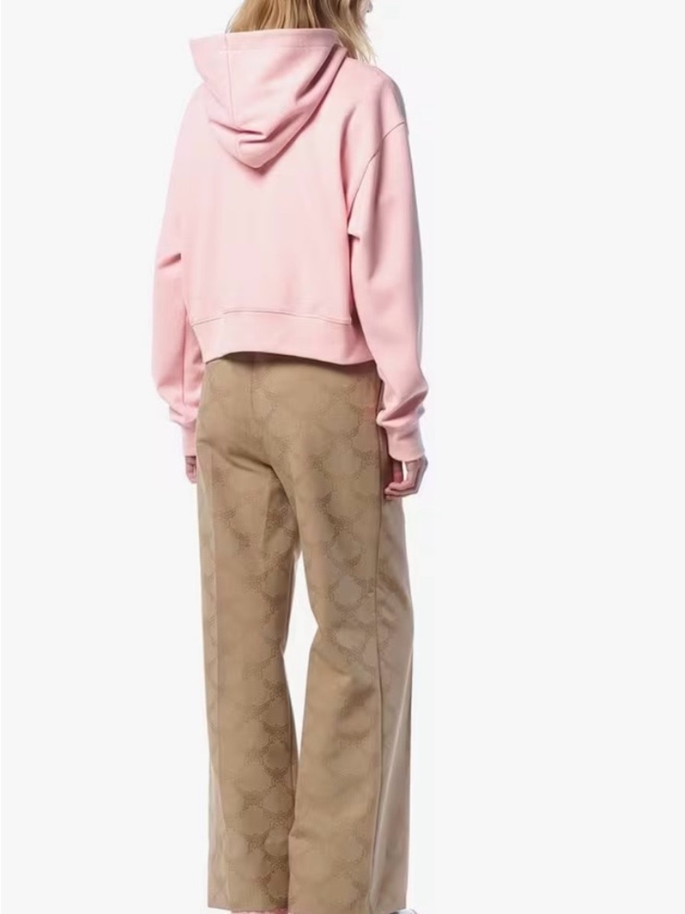 MCM Pale Pink Hooded Pullover Sweatshirt. NWT - Picture 10 of 10